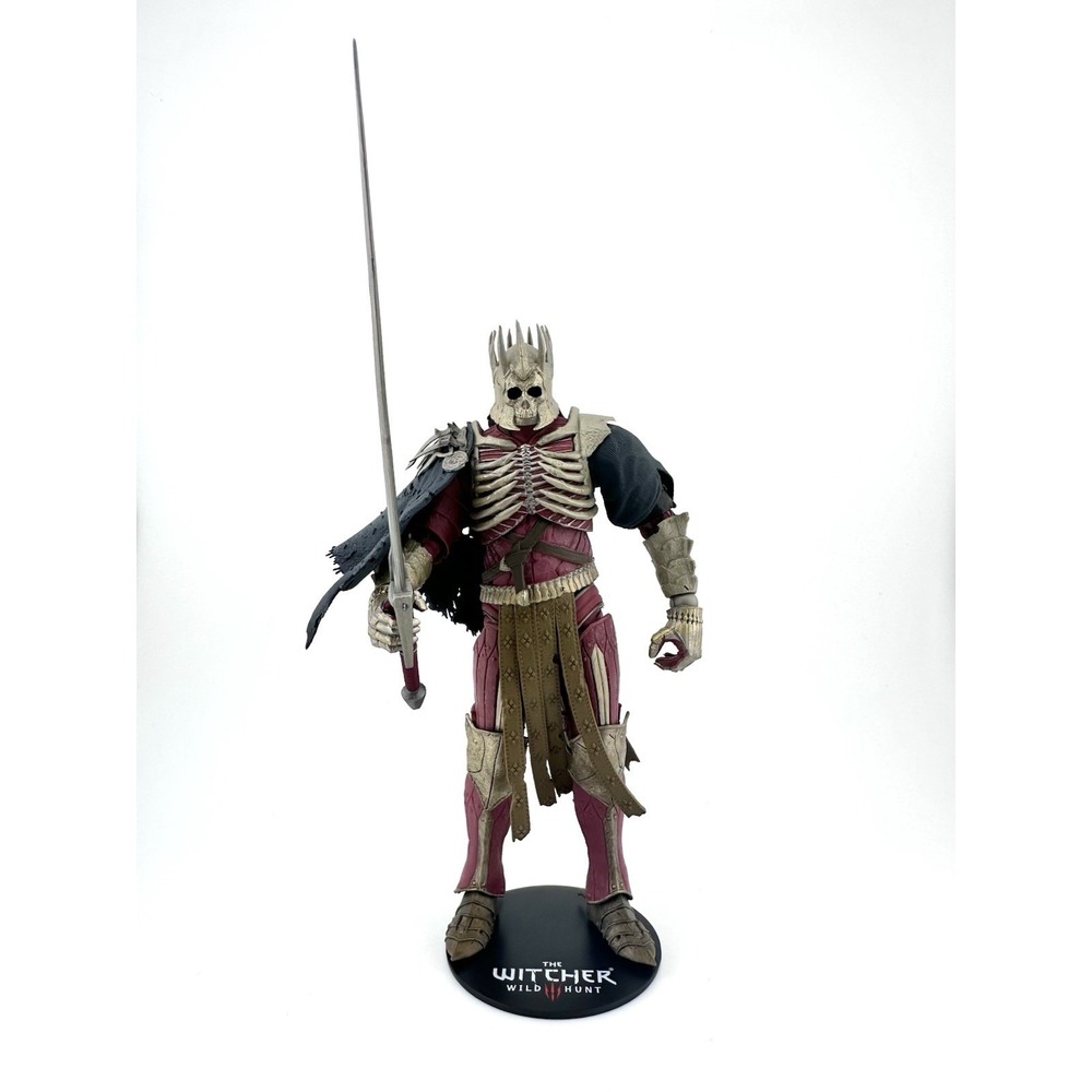 The Witcher Eredin Poseable Action Figure with Sword & Stand COMPLETE
